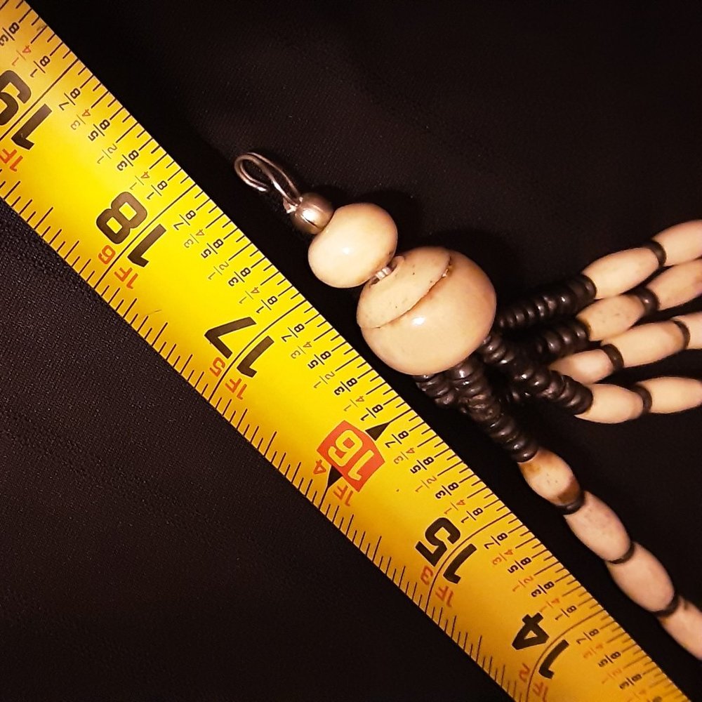 Beaded Multi Layer Statement Necklace - image 5